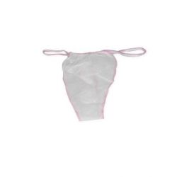 Tanga desechable de mujer BLANCO, 100 unid.(OFERTA 2 PAKS)