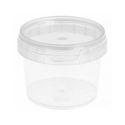 Envase transparente circular 120 ml.para salsas. Caja 2500 uds.