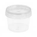 Envase transparente circular 120 ml.para salsas. Caja 2500 uds.