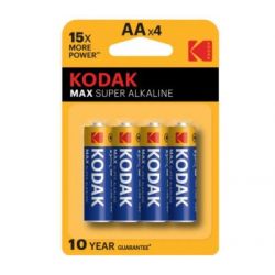 Pila Alcalina Kodak AA (4 uds)