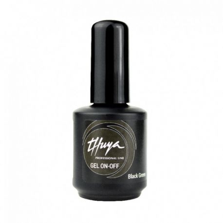 Thuya Gel On/Off Black Green14 ml.