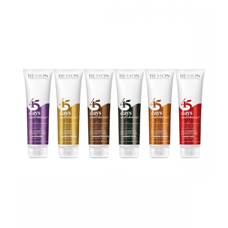 REVLON 45 DAYS CHAMPU + ACOND COBRES 275 ML