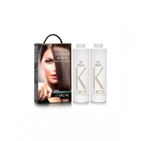 ARUAL PACK ALISADOR KERATINA & COLAGENO 2*1000ml