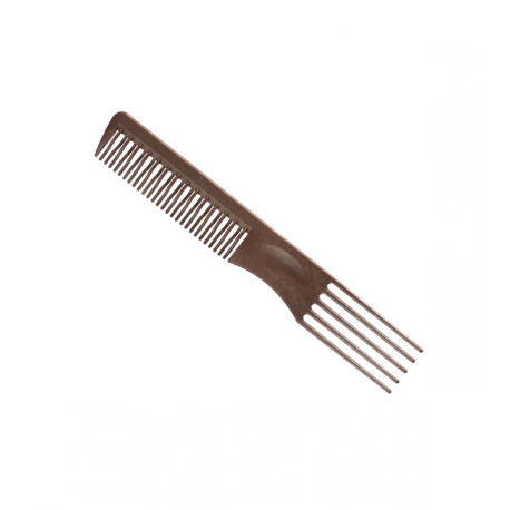 PEINE AHUECADOR CURVADO NEGRO 19 cm