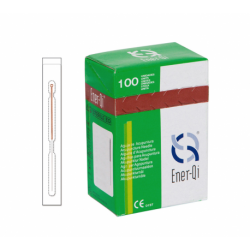 Aguja Cobre siliconada (100 uds) Ener-Qi 0,26x13 mm