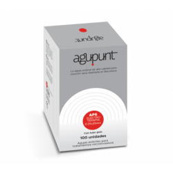 Agujas APS Electroterapia con guía (100 uds) Agu-Punt 0,30 x 30 - Naranja