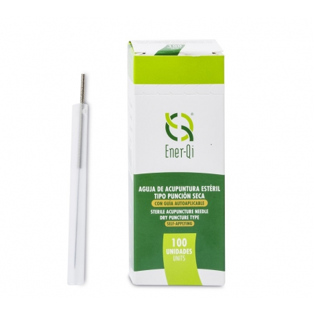 Agujas Punción Seca siliconadas autoaplicables (100 uds) Ener-Qi