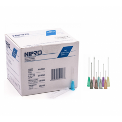 Agujas hipodérmicas Nipro 25G x 5/8 (0,5 x 16 mm) - Naranja