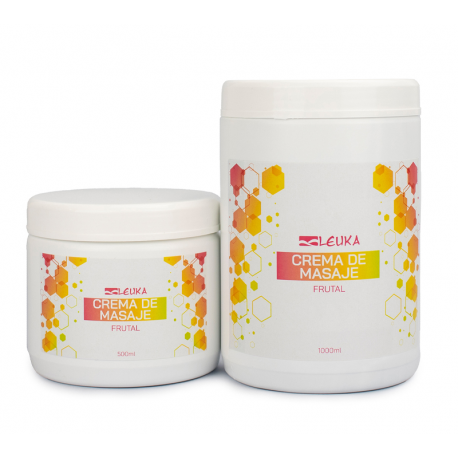 Crema de Masaje Frutal Leuka 500 ml.