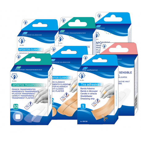 Apósitos Adhesivos Pieles sensibles 15 uds (1 tamaño)