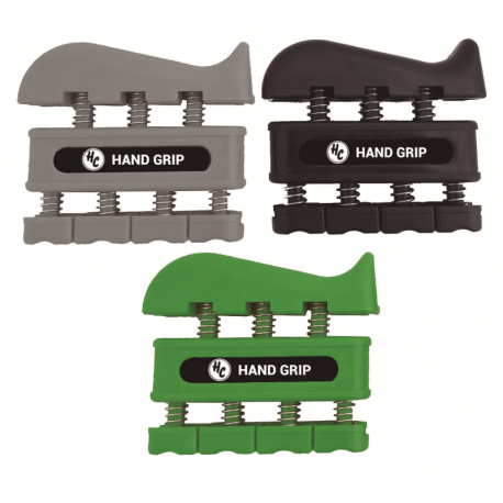 Hand Grip HC Negro - Fuerte (4,1 Kg. por dedo)