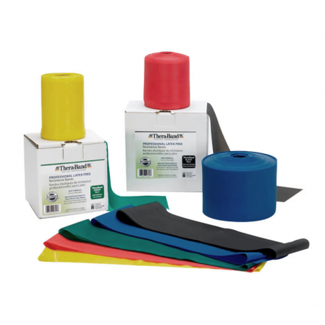 Thera band exercisers 15 cm x 5,5 m Plata atlética