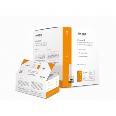 Turbinas para espirometría (Caja 60 uds)