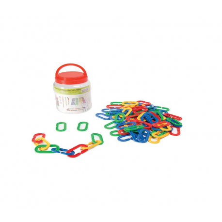 Cadenas Engarzables Planas Set de 80 uds.