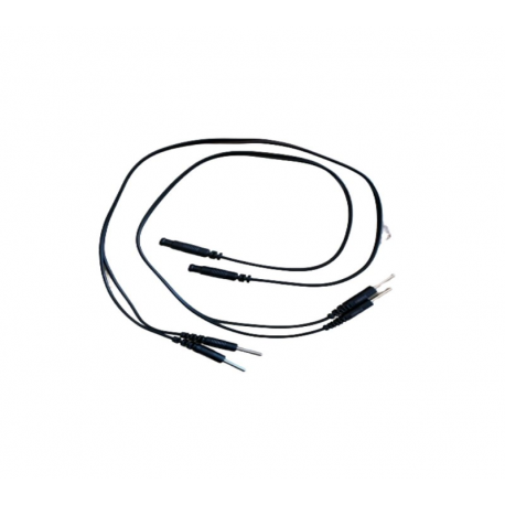 Cables Recambio Tens/Ems Bifurcador 4 Unid.