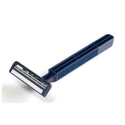 Rasuradoras de doble hoja (cuchillas de afeitar desechables), caja 100 und.