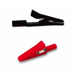 Conector Cocodrilo Negro 1 unidad