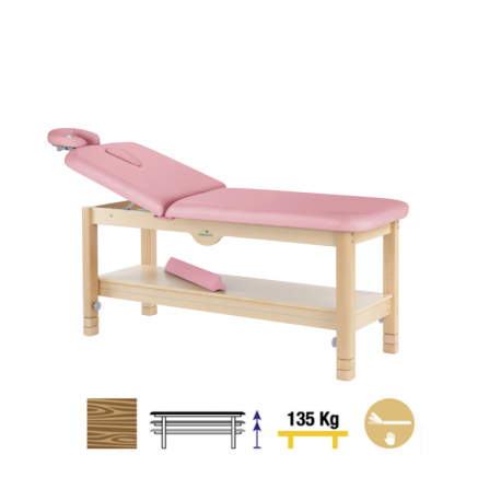 Camilla Fija Madera 2 Cuerpos C3260 80 x 188 cm. Respaldo T35
