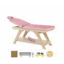 Camilla Fija Madera 2 cuerpos C3270 70 x 188 cm. Respaldo T35