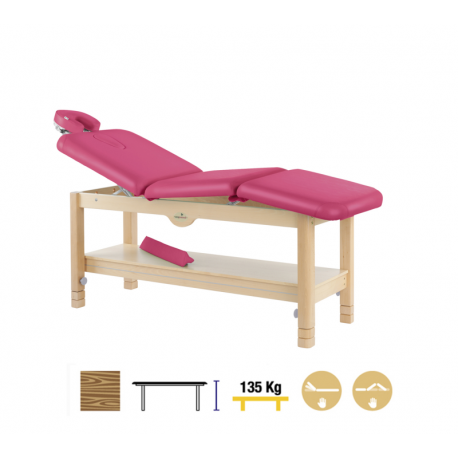 Camilla Fija Madera 3 Cuerpos C3269 70 x 198 cm. Respaldo T33