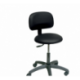 Taburete Circular Respaldo S2609 Base negra