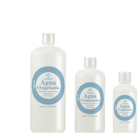 Agua Oxigenada Oxiben 20v 1000 ml.