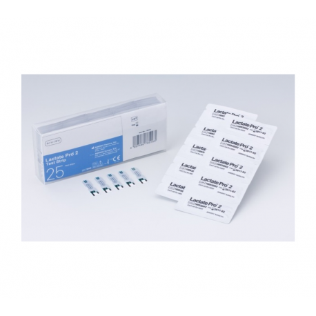 Tiras Lactate PRO 2 Caja de 25 tiras