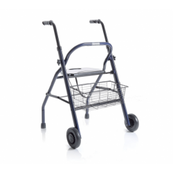 Andador con 2 ruedas y asiento completo