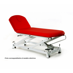 Camilla Hidráulica 2 cuerpos HC Respaldo abatible 70 x 190 cm. Sin accesorios