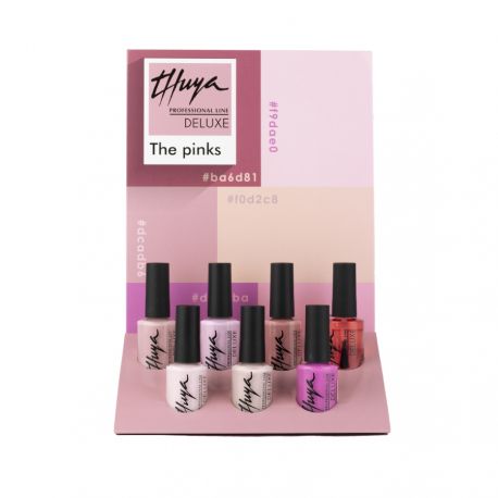 Thuya EXPOSITOR ESMALTES DELUXE THE PINKS