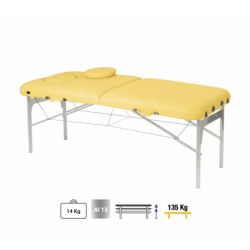 Camilla Plegable Aluminio C3911 70 x 186 cm. Respaldo T94