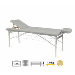 Camilla Plegable Aluminio C3410 70 x 192 cm. Respaldo T23