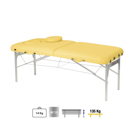 Camilla Plegable Aluminio C3911 70 x 186 cm. Respaldo T95