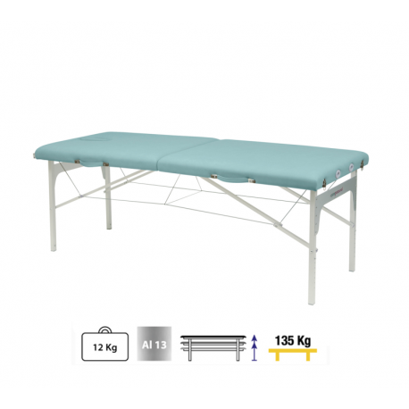 Camilla Plegable Aluminio C3411 62 x 182 cm. Respaldo T93