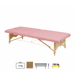 Camilla plegable Madera C3111 70 x 182 cm. Respaldo T95