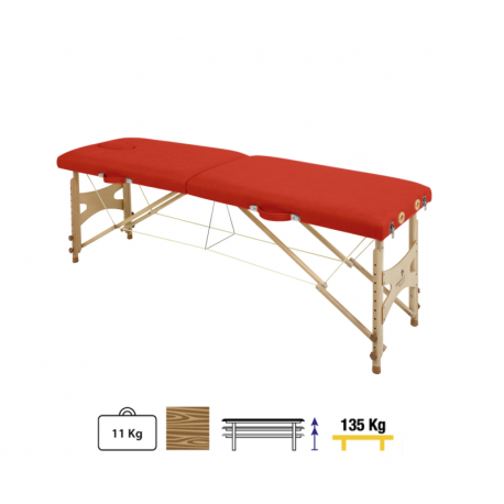 Camilla Plegable Madera C3100 50 x 182 cm. Respaldo T93