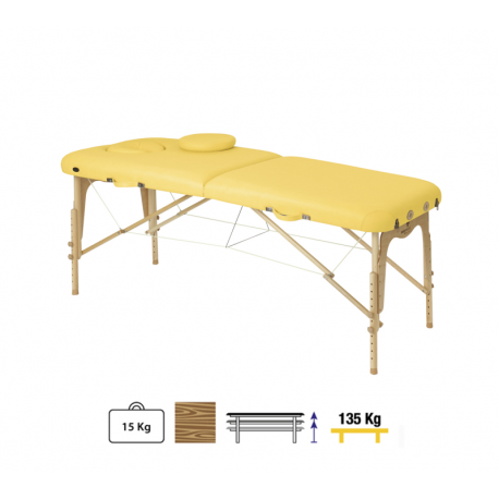 Camilla Plegable Madera C3611 70 x 186 cm Respaldo T95