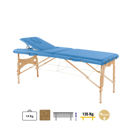 Camilla Plegable Madera C3209 70 x 182 cm. Respaldo T23