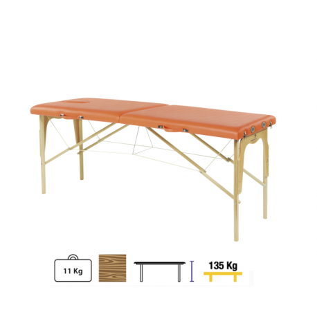 Camilla Plegable Madera C3212 62 x 182 cm. Respaldo T93