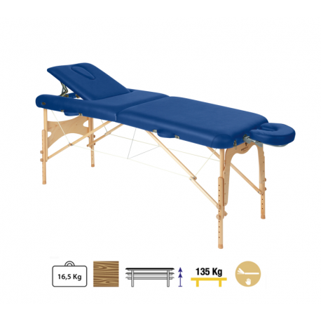 Camilla Plegable Madera C3610 70 x 186 cm. Respaldo T23