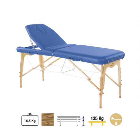 Camilla Plegable Madera C3614 70 x 186 cm Respaldo T22