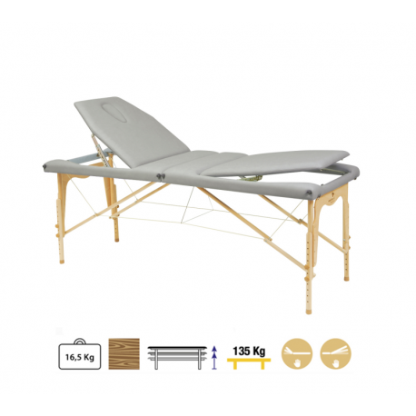 Camilla Plegable Madera C3213 70 x 182 cm. Respaldo T22