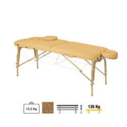 Camilla plegable madera C3608 70 x 186 cm. respaldo T95