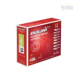 Hojas de Bisturí Estériles Dialam + Plus Nº 20