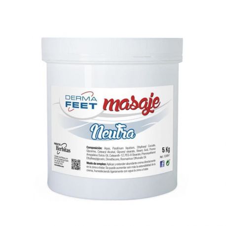 Crema de Masaje Neutra DERMA FEET 5 kg