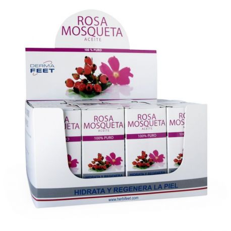 Expositor Aceite Esencial Rosa Mosqueta