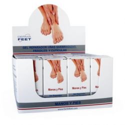 Expositor Gel Reparador Uñas y Cutículas DermaFeet