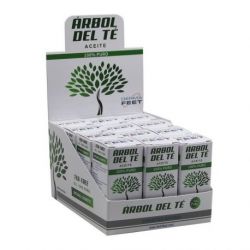 Expositor Aceite Árbol del Té DermaFeet 12 unid.