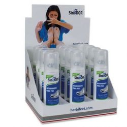 Expositor Spray Desosorante para Pies SinODOR