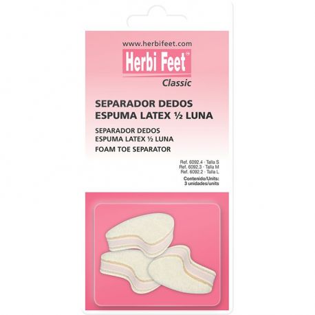 Separador 1/2 Luna Espuma L - 12 pares